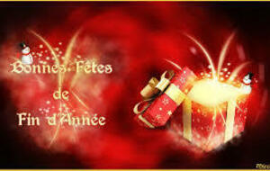 BONNES FÊTES DE FIN D'ANNEE