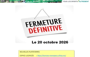 FERMETURE SPORDEV