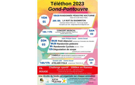 TELETHON GOND PONTOUVRE